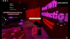 Redare BBW Gay Rough Play: Black Cock Domina White Fag în Roblox
