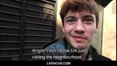 Afspelen Met geld gefinancierde Latino Twink Esteban's rauwe gay-for-pay-ontmoeting