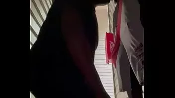 Play Suck his dick outside his babymomma house