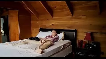 Play Man plays with his lover's dick