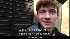 Oynat Nakit Kaynaklı Latin Twink Esteban'ın Ham Eşcinsel Karşılaşması