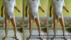 Play Wet and Wild: Alejandro Mistral's Solo Dance in White Boxer Briefs