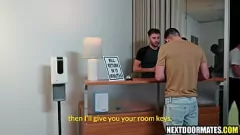 播放 酒店连接：匿名同性恋twinks kyle wyncrest＆Jack Waters in Raw Fuck Fest