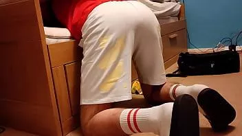 Play Guy in socks and slides eaten by monster